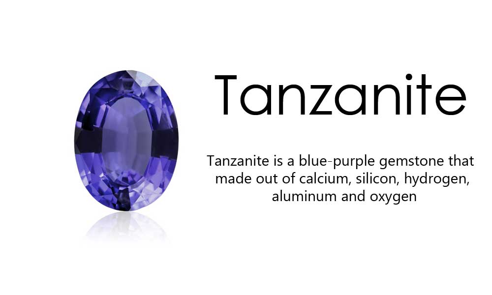 Tanzanite cabochons for jewelry making